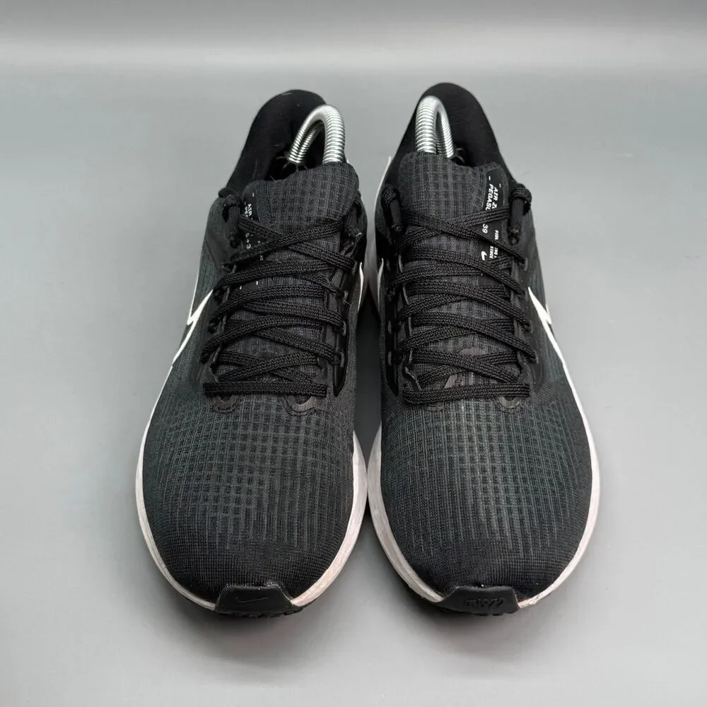 Nike Air Zoom Pegasus 39 Women 8.5 Black White Low Lace Running Athletic Sneaker - Picture 3 of 9